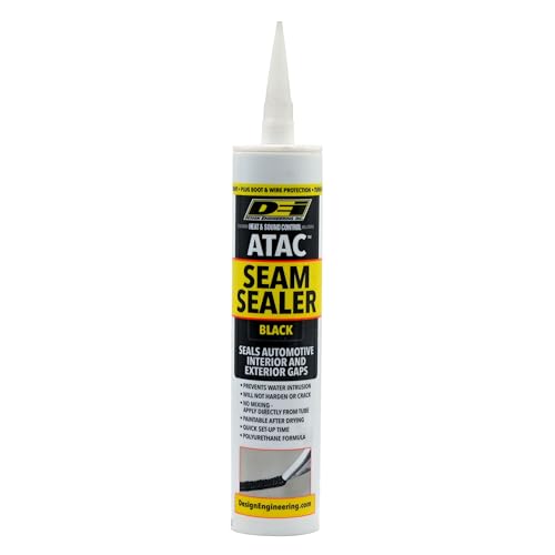 Design Engineering ATAC™ Seam Sealer Tube – Urethane-Based Flexible Seam Sealant for Automotive & Marine Interiors, Blocks Noise & Moisture, Bonds to Steel/Aluminum/Fiberglass, Paintable in 1 Hour