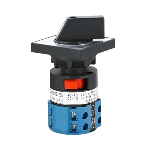 Interruptor de leva giratorio 20A selector de dos posiciones LW26-20 para cuadro eléctrico