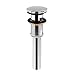 LightInTheBox Vessel Sink Drain Stoper With Overflow Chrome Finish Clic-clac Pop up drain catcher