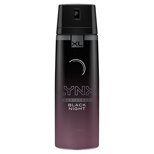 Lynx Black Night Deodorant Body Spray, 200 ml, Pack of 6