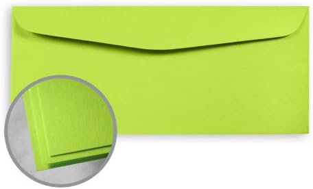 Astrobrights Terra Green Envelopes - No. 10 Commercial (4 1/8 x 9 1/2) 60 lb Text Smooth 500 per Box