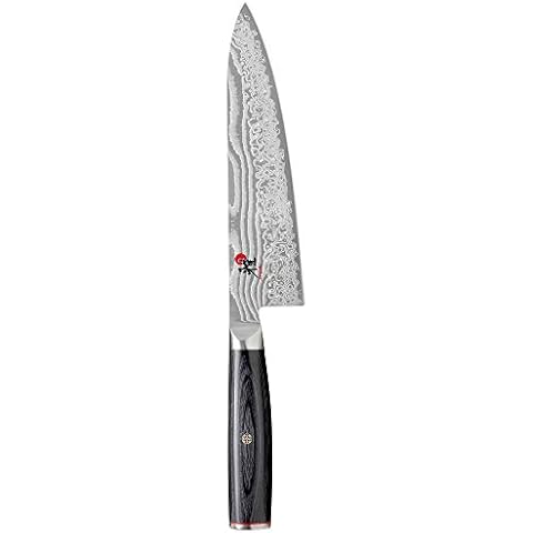 Miyabi Kaizen II 8-inch Chef's Knife, Stainless Steel Cover