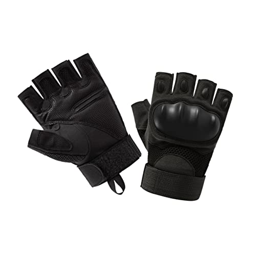 GALPADA 1 Pair Cycling Fitness Half Finger Outdoor Skid Protective for and Fitness Activities Lightweight Breathable Design Comfortable for All Day Wear