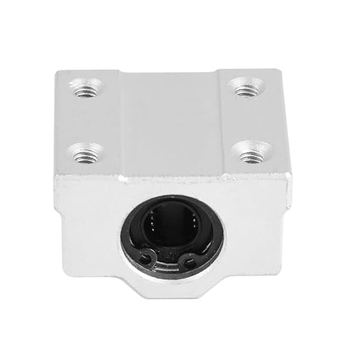 Cocoarm 8mm Linearkugellager-Schiene, Buchse SCS8UU Hochpräzision Niedrige Reibung Linearbuchse Gleitend Langlebig mit Aluminiumbasislegierung für 3D-Drucker CNC