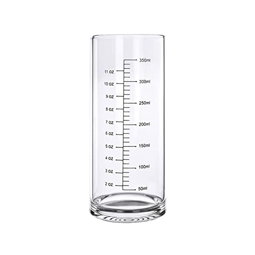 Vaso de vidrio medidor graduado 350 ml miniatura 1