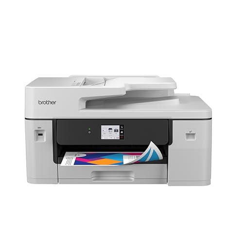 Brother MFCJ6760DW, multifunción tinta color, impresión A4/A3, 31 ppm | Impresión a 2 caras, pantalla 6,8 cm, bandeja 250 y Unidad ADF 50 hojas, WiFi, LAN y USB, app móvil