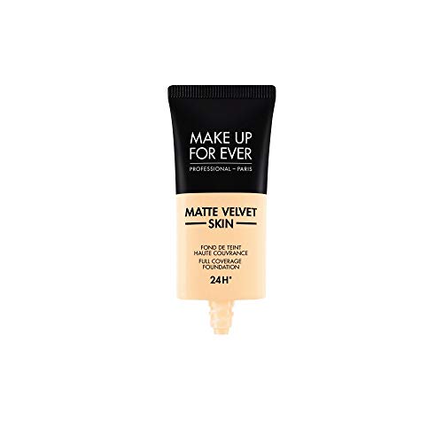 Make Up For Ever Matte Velvet Skin Full Coverage Foundation Y215 Yellow Alabaster #TOP18