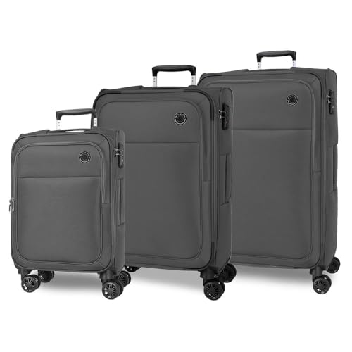 Suitcase Set, Grey, One Size