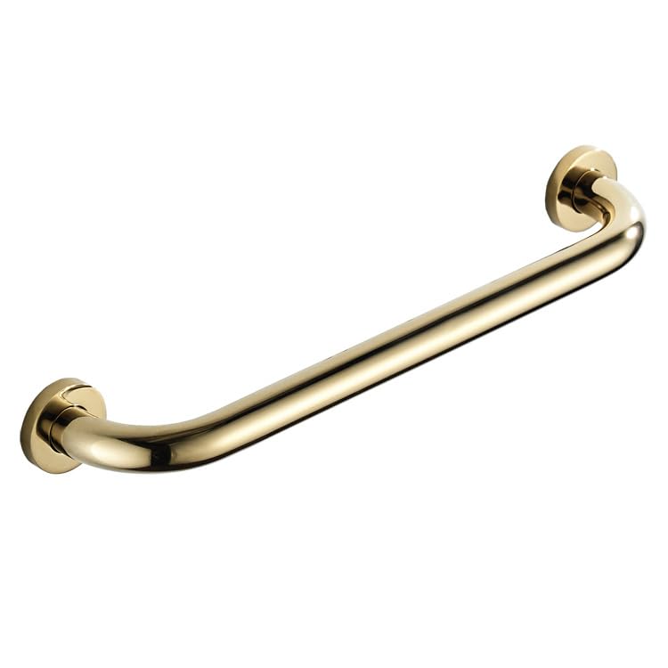 Asidero Ducha Barra de apoyo latón dorado for baño, montaje en pared, reposabrazos for bañera, barra for inodoro, pasamanos for personas mayores, seguridad for el hogar(Noir,40cm)