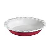 CorningWare Etch 9.5 Inch Pie Plate in Brick