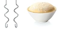 Bosch Handrührer MFQ3540, Handrührgerät, 2 Rührbesen, 2 Edelstahl-Knethaken, spülmaschinengeeignet, 5 Stufen, Pürierstab, Mixbecher, 450 W, weiß – Ansicht 3