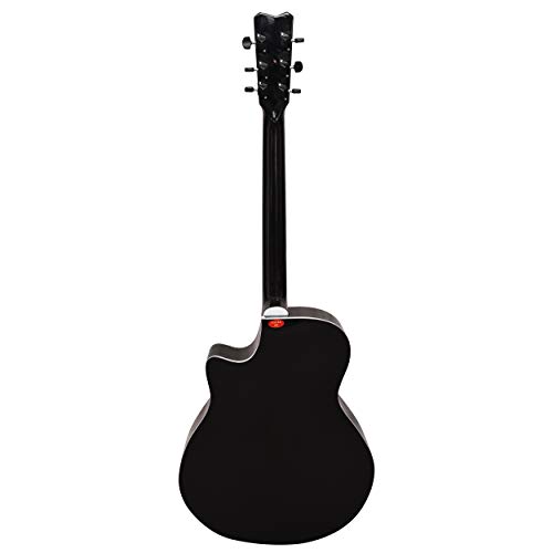 Image of Godson Shantiniketan 6-Strings Right-Handed Acoustic Guitar-Semi-Electric with Bag (Blue)