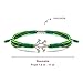 HARACRAFT Lucky Frog Bracelet, Cute and Funny Frog Theme Stuff Jewelry Tween Gift Ideas, Green Surfer String for Women, Men, Friendship, Christmas (Frog)