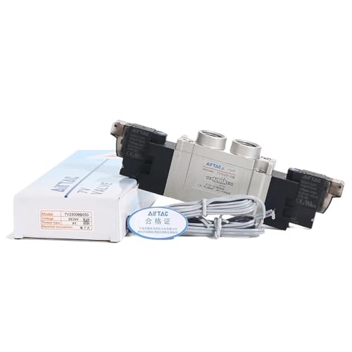 Electroválvula de cinco vías 7V12006A050 de dos posiciones para control neumático estable 4