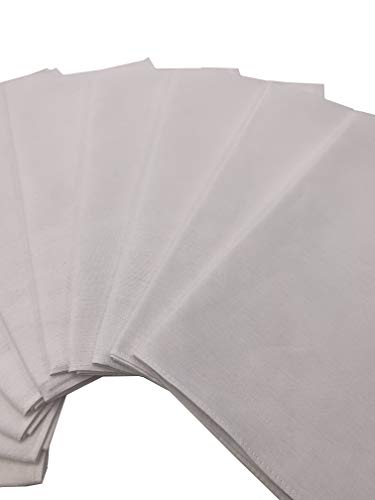Image of Vamqor 100% Cotton 10 Pack Fine Bandanas