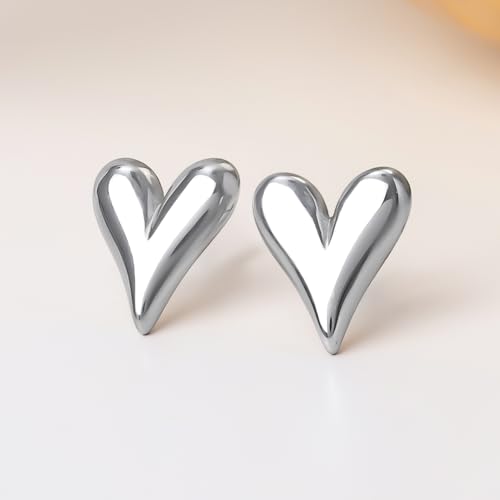 Image of Rubans Demi Fine Stainless Steel Stud Earrings Daily Gift for Women & Girls