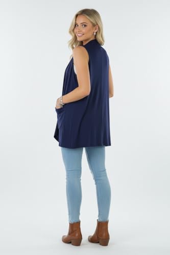 Image of ToBeInStyle Womens Open Front Casual Shrug Lightweight Layering Cardigan Sleeveless or Short Sleeve