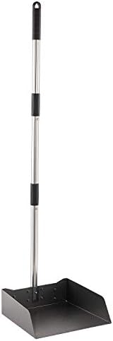 Yangbaga Dust Pans with Long Handle - 39” Heavy Duty Metal Upright Dustpan - Long Handled Stand Up Dustpans - Best Dustpans for Home/Lobby/Shop/Garage/Yard