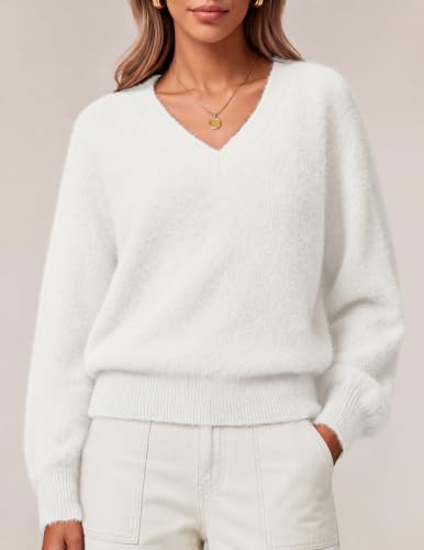 Women's Fuzzy Sweaters  - image 2