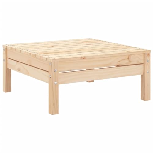 Reposapiés de jardín de madera maciza, la base firme y cómoda para tu relax exterior 8
