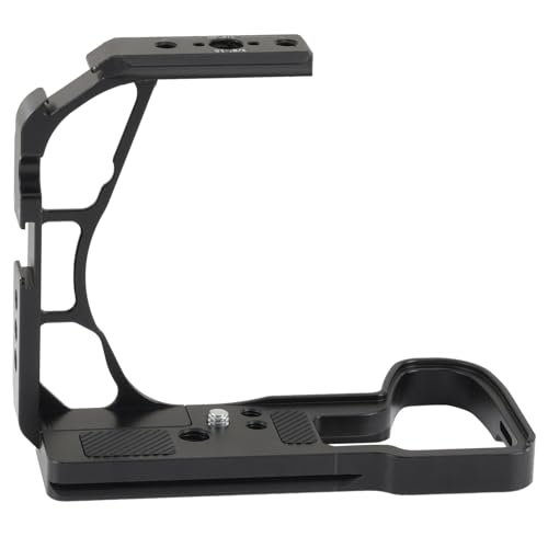 Sxhlseller Jaula de Cámara para S1R II S1 II S1H, Media Jaula de Aluminio con Placa Arca, Roscas de 1/4'-20 y 3/8'-16, Soporte de Zapata Fría para Estabilizador de Trípode de Luz de Micrófono
