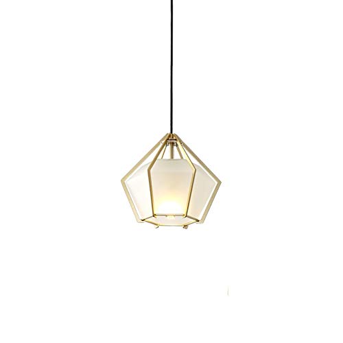 Lustre acrylique givré diamant pour illuminer vos repas dorés