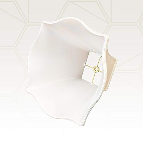Image of Royal Designs Fancy Square Bell Lamp Shade - Beige - 7 x 16 x 12.75