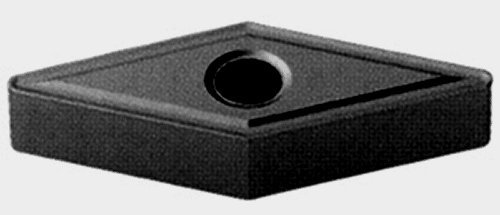 41876 Solid Carbide Turning Insert, C520 Grade, Uncoated (Bright) Finish, VNMG Style, VNMG 332, 3/16" Thick, 1/32" Radius (Pack of 10)
