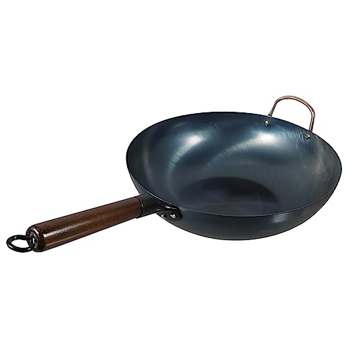 Wok antiadherente de hierro PRETYZOOM para cocina