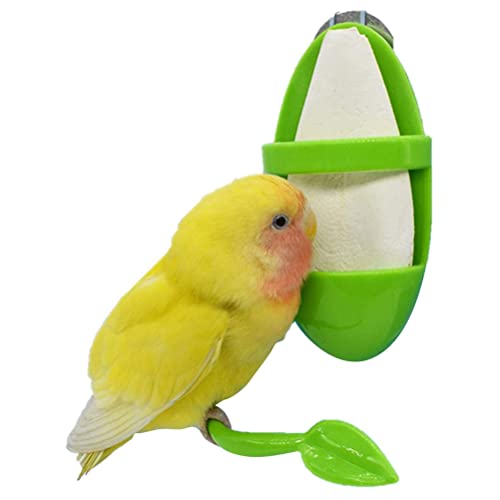 WENCY 1 Pièce Support D'os De Seiche D'oiseau, Supports d'alimentation en Os pour Câlins en Plastique Supports De Cage De Perroquet Accessoires Idéal pour Calopsittes Perruches Perruches Pinsons Cover