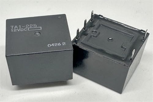 Relé TA1-225 12 V CC componente ACTA22 5 pines para circuitos de corriente
