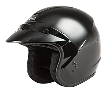 open face youth helmet