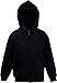 Produktbild Fruit of the Loom: Kids Hooded Sweat Jacket 62-045-0, Größe:152 (12-13);Farbe:Black