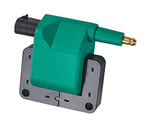 ENA Green Ignition Coil Pack Compatible with Chrysler Dodge Jeep Cherokee Wrangler Plymouth Sundance Acclaim Voyager B150 B250 B350 B2500 B3500 Replacement For 53008068 56027965 19017110 UF97 5C1707