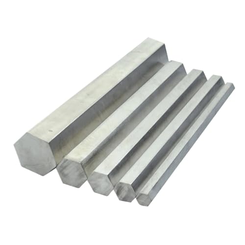 SS304 Stainless Steel Hex Rod Bar Shaft Linear Hexagonal Metal Customized Length (8mm,Length200mm)