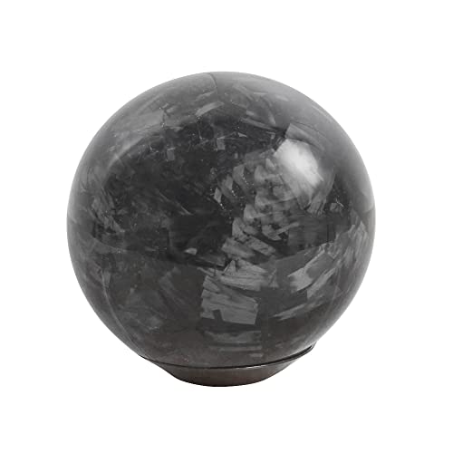 Muge Racing SFN096 Forged Carbon Fiber Shift Knob Real Carbon Fiber Gear Shifter Spherical Type Unique Designed thumb #1