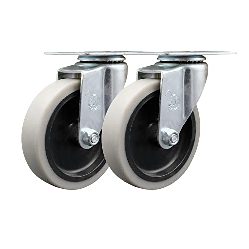 7734L2 FG7734L20000 Rubbermaid Mobile Work Center 7734-88 Replacement Swivel Caster  Fits Rubbermaid Mobile Work Center 7734-88  Set of 2  Service Caster Brand