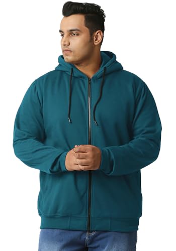 Image of Wear Your Opinion Men's Plus Size Fleece Zipper Hoodie Jacket