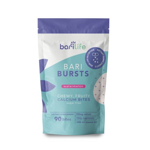 Bari Life Bariburst Calcium Citrate Soft Chews For Gastric Bypass, Gastric Sleeve And Duodenal Switch (Watermelon) #TOP10