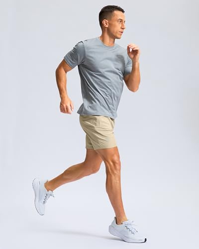 Image of G Gradual Men's Athletic Running Shorts with Zipper Pockets Quick Dry 7 inch / 5 inch / 9 inch Workout Gym Shorts for Basketball Hiking