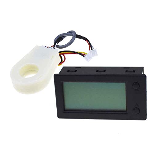 STN Liquid Crystal Hall Coulomb Sensor Counter Voltage Current Power Electric Energy Meter Indicator Display (400A)