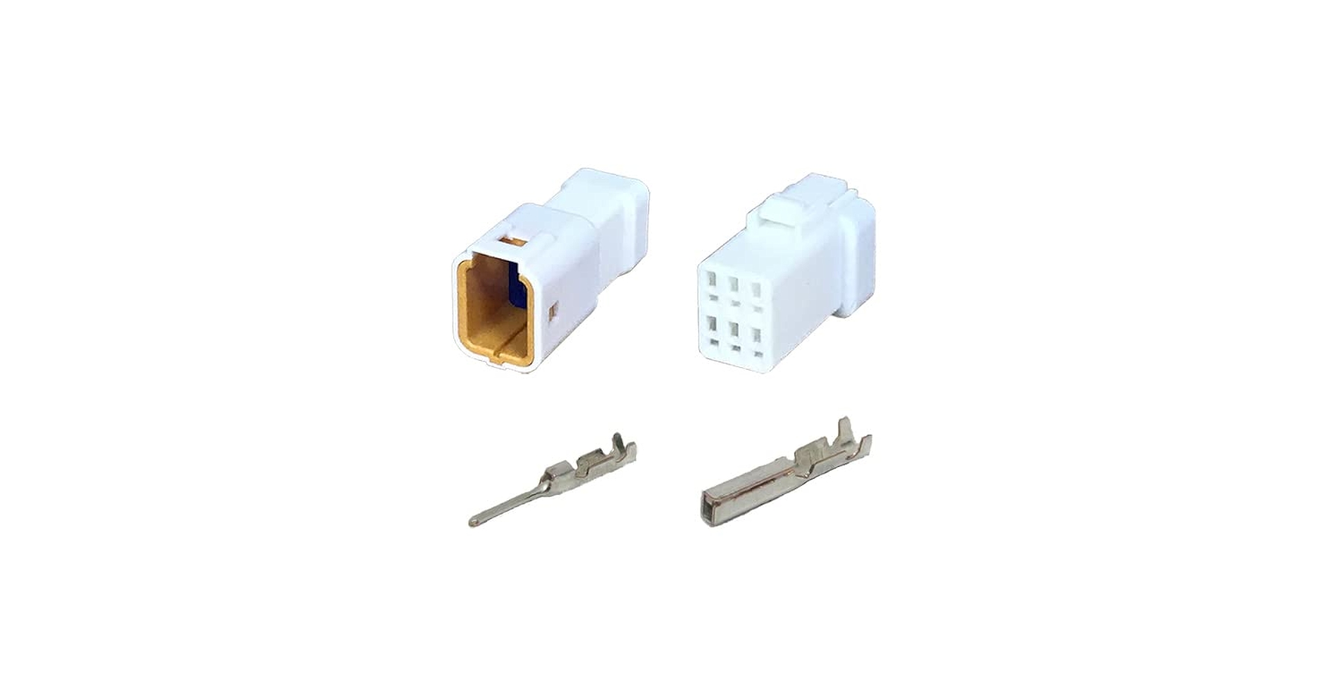 Amazon.co.jp: JST 日本圧着端子製造 025型 JWPF 防水 6極