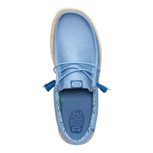 Image of HEYDUDE Men's Wally Stretch Canvas Loafers | Lightweight Slip On Shoes | Casual Walking, Travel & Everyday Style