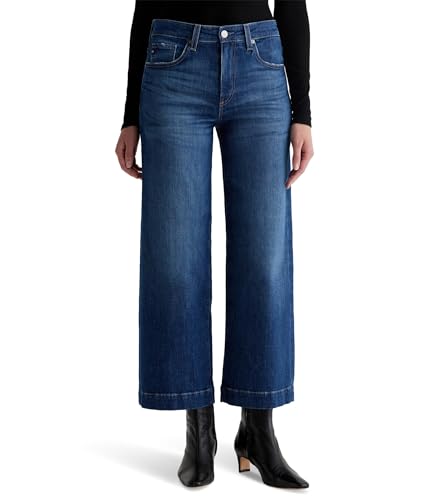 AG Jeans Women's Saige Mid Rise Wide Leg Jean
