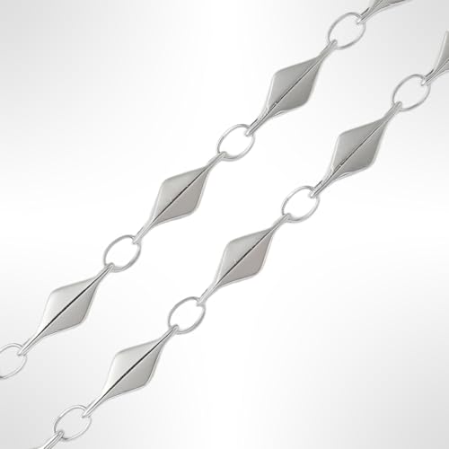 Image of THE MEN THING Chain for Men, Luxury Pure Titanium Steel Chain | Silver Stainless Steel Chain | Necklace Jewellery for Men & Boys