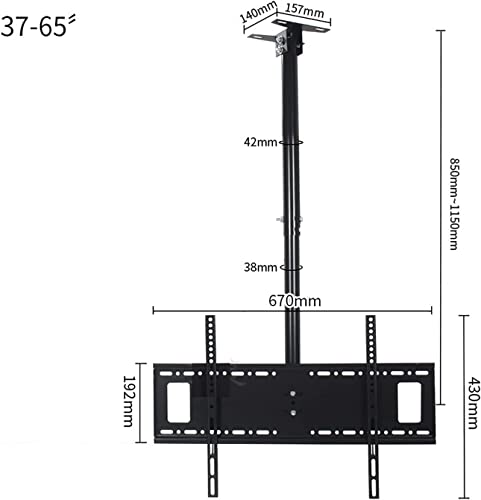 Support TV orientable et télescopique avec gestion de charge 37.5 kg