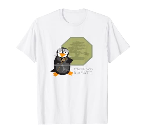 Pingüino Karate Camiseta