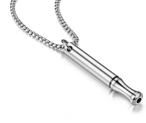 Mindfulness Breathing Necklace, Stress Relief, Stainless Steel Necklace for Deep Breathing Reminder, Anxiety Reducer for Women Men Gift3