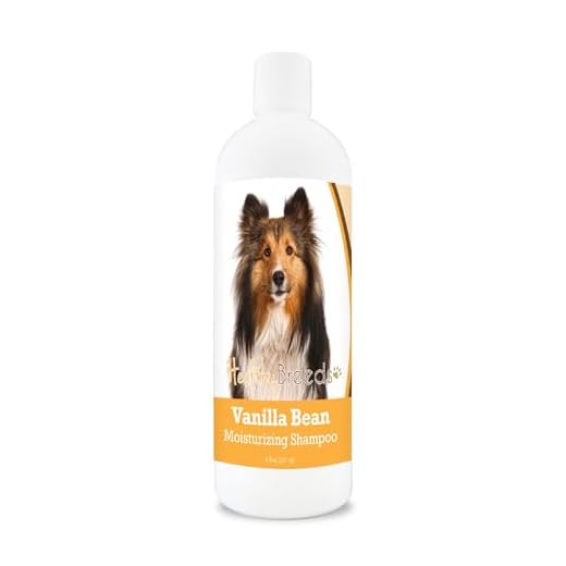Healthy Breeds Shetland Sheepdog Vanilla Bean Moisturizing Shampoo 8 oz