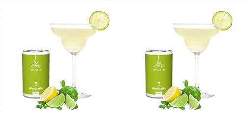 Image of &Stirred Cocktail Mix - Margarita, Pack of 12 (150ml Cans), No Preservatives, Non-Alcoholic